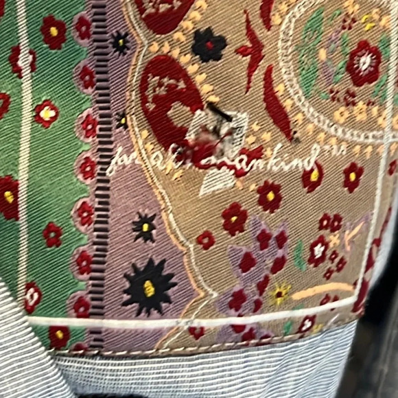 7 For All Mankind Shirt Western Chambray Plaid - Picture 9 of 10